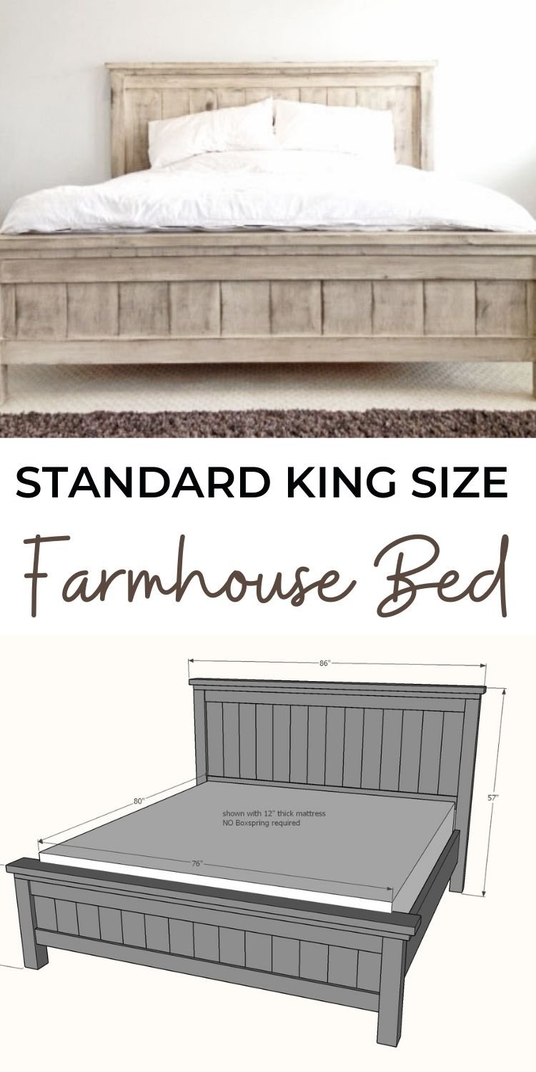 Ana white deals king bed frame